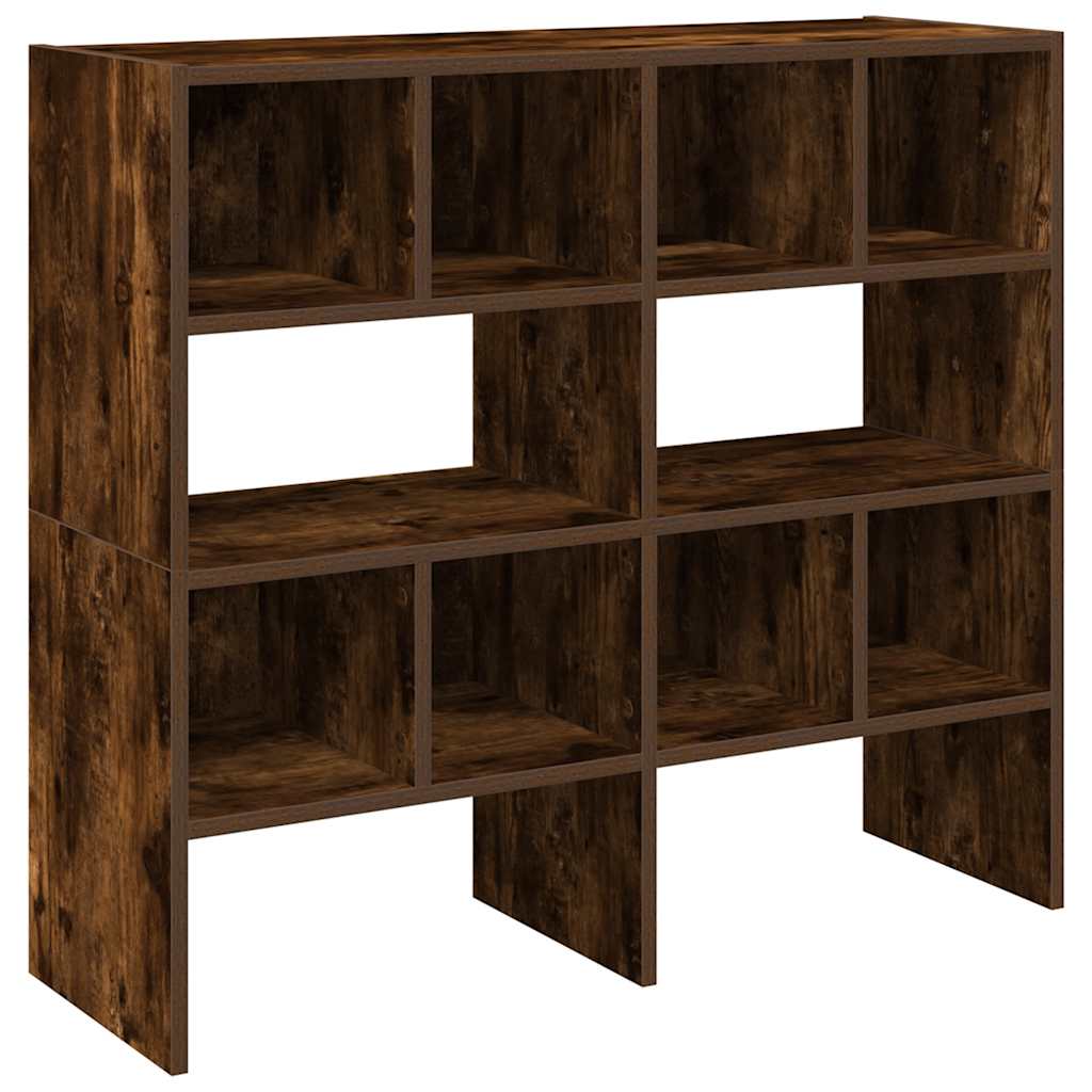 Vidaxl Schong Racken 2 st Stackable 89.5x30X40 CM gefëmmt Oakfaarf