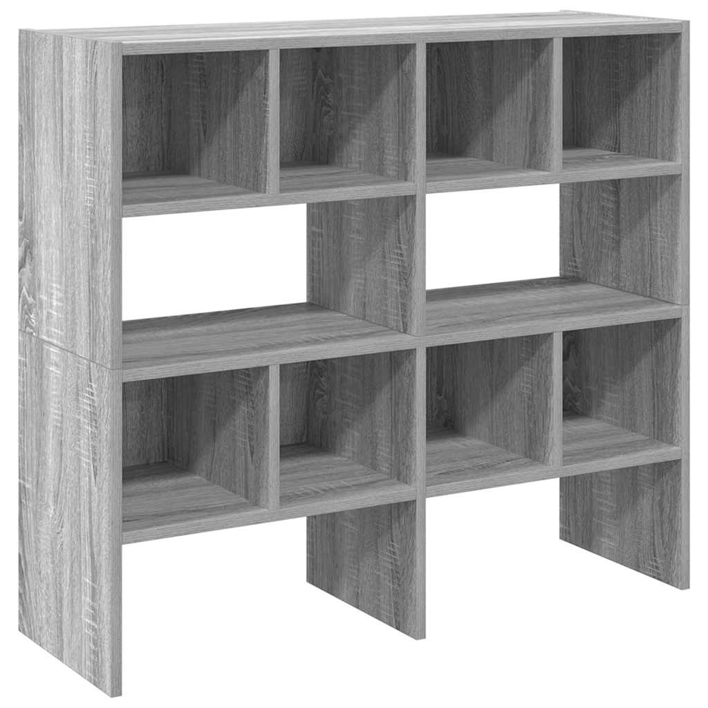 Vidaxl Spaces da scarpe 2 ST IMPLETABILE 89.5x30x40 cm Oak Sonoma grigio