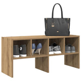 VIDAXL Schermo scarpa impilabile 89.5x30x40 cm Oak artigianale.