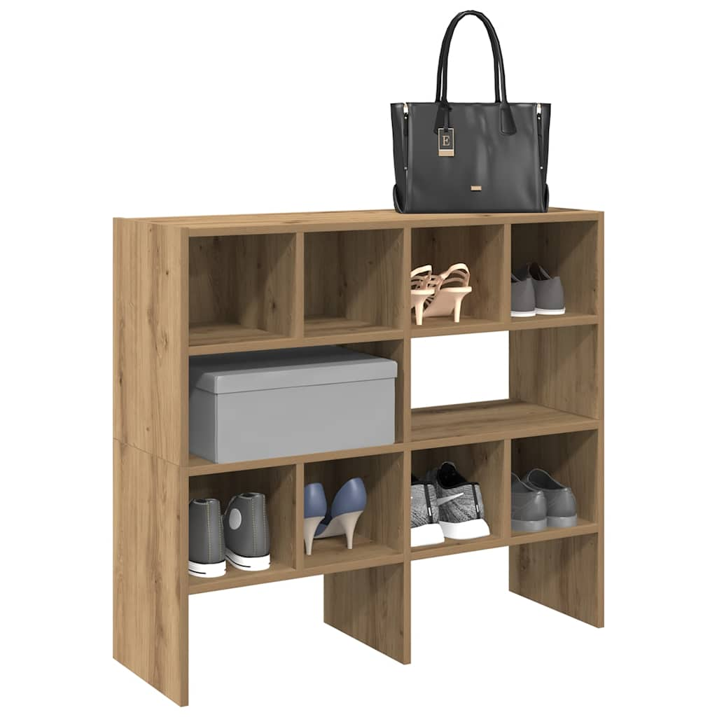 VidaXL shoe racks 2 st stackable 89.5x30x40 cm Artisanal oak