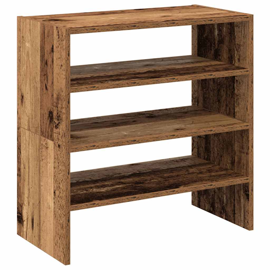 Vidaxl Schong Racken 2 St Stackable 60x30330.5 cm alen Holz -colored