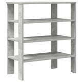 Vidaxl Shoe Rack 61x32x70 cm bearbetat träbetongpris