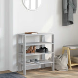 Vidaxl Shoe Rack 61x32x70 cm Behandlet tre grå sonoma