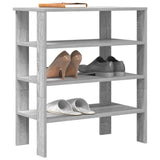 Vidaxl Shoe Rack 61x32x70 cm Behandlet tre grå sonoma