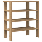 VidaXL shoe rack 61x32x70 cm processed wood artisanal oak color