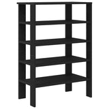 VidaXL shoe rack 61x32x87.5 cm processed wood black