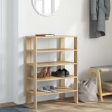 Vidaxl Shoe Rack 61x32x87,5 cm Behandlet tre Sonoma eik farget