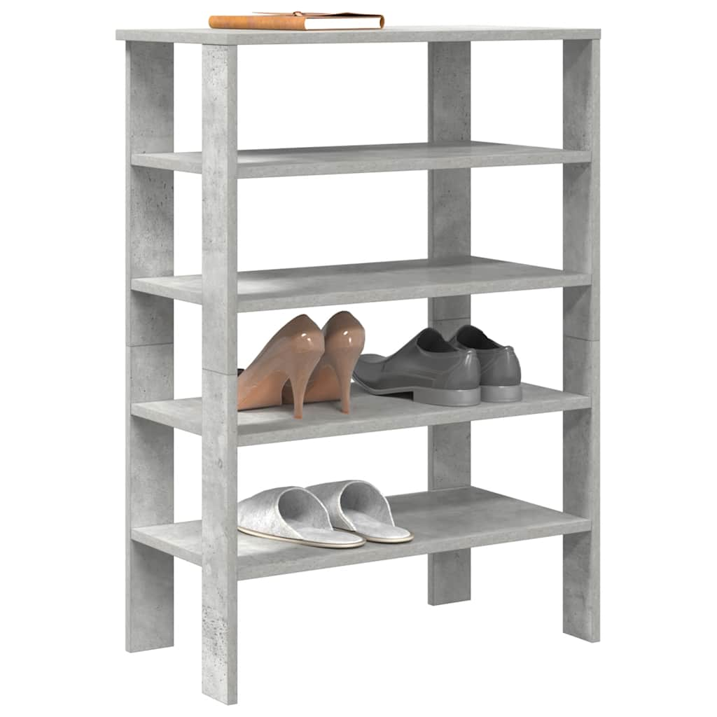 VidaXL shoe rack 61x32x87.5 cm processed wood concrete price