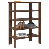 VidaXL shoe rack 61x32x87.5 cm processed wood brown oak colored