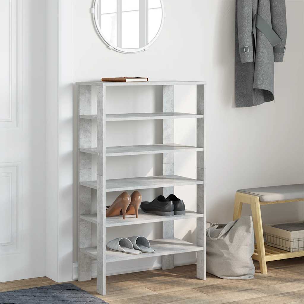 Vidaxl Shoe Rack 61x32x105 cm bearbetat träbetongpris