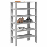 VidaXL shoe rack 61x32x105 cm processed wood gray sonoma oak colored