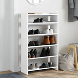 VidaXL shoe rack 60x25x100 cm processed wood white