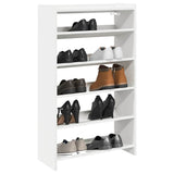 Vidaxl Shoe Rack 60x25x100 cm forarbejdet træhvide