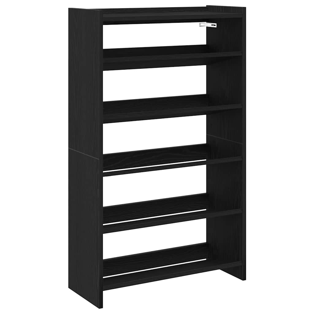 VidaXL shoe rack 60x25x100 cm processed wood black