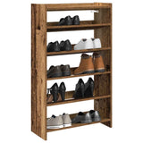 VidaXL shoe rack 60x25x100 cm processed wood old wood colored