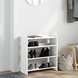 VidaXL shoe rack 60x25x62 cm processed wood white