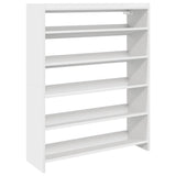 VidaXL shoe rack 80x25x100 cm processed wood white