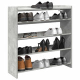 Vidaxl Shoe Rack 80x25x81 cm przetworzona drewniana cena betonu