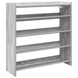 Vidaxl Schong Rack 80x25x81 CM veraarbechte Holz Greyoma Oakfaarf