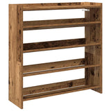 Vidaxl Schong Rack 80x25x81 CM verschafft Holz alen Holz-Klacken