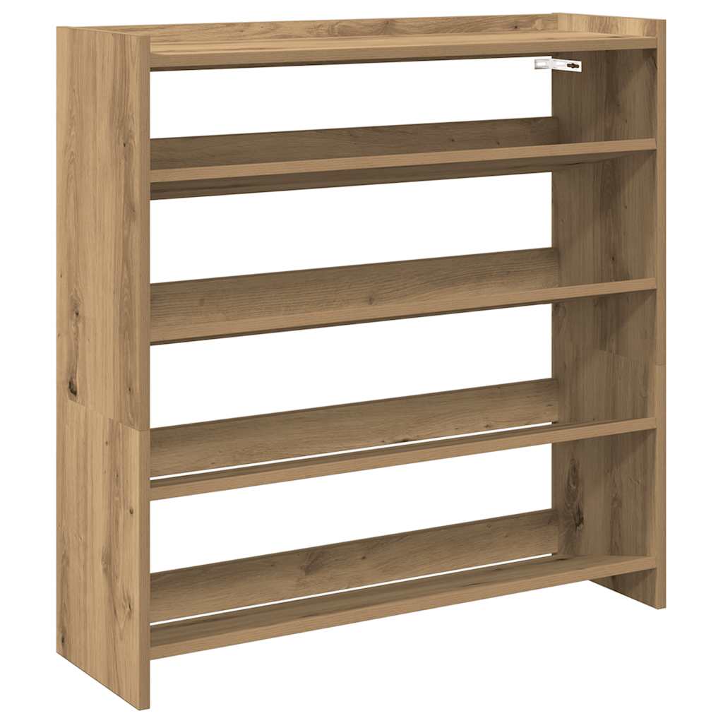 Vidaxl Schong Rack 80x25x81 cm veraarbechte Holz Kameranesch Oakfaarf