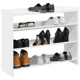 VidaXL shoe rack 80x25x62 cm processed wood white