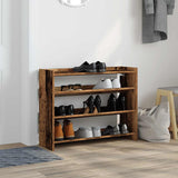 VidaXL shoe rack 80x25x62 cm processed wood old wood -colored