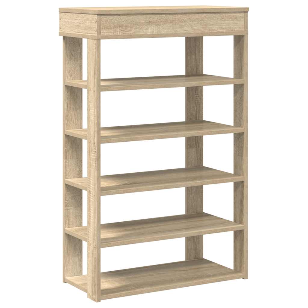 Vidaxl Shoe Rack 60x30x98 cm Behandlet tre Sonoma Oak -farget