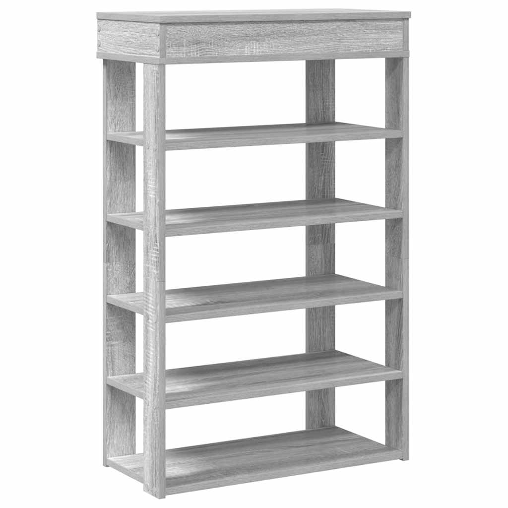 VidaXL shoe rack 60x30x98 cm Processed Wood Gray Sonoma