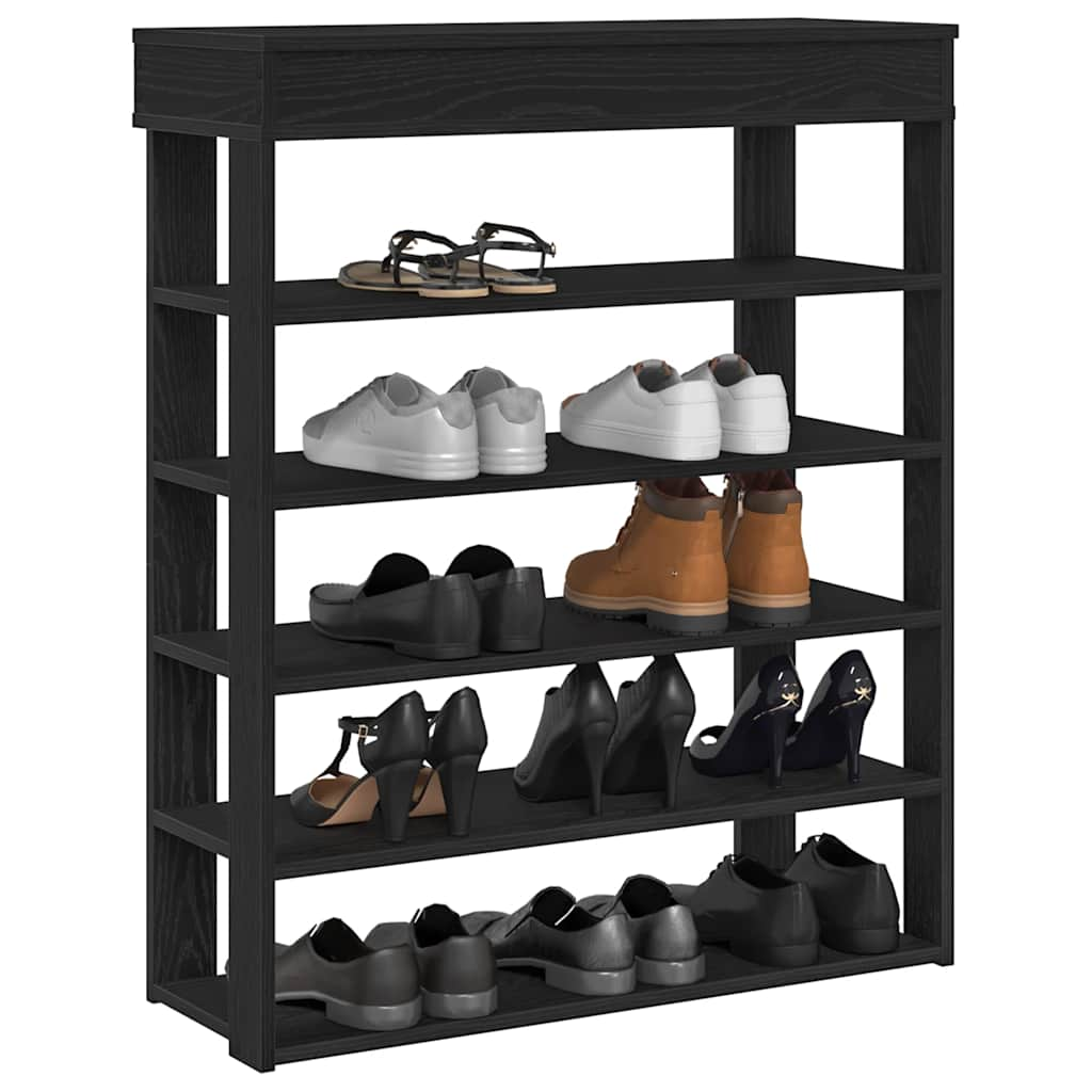 Vidaxl Shoe Rack 80x30x98 cm bearbetat trävulsen