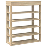 Vidaxl Shoe Rack 80x30x98 cm przetworzone drewno sonoma dębowe kolorowe