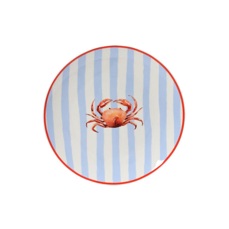 Decoris krožnik za zajtrk rak porcelan ø19,4xh2cm