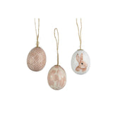 Decoris hanging decoration egg foam ø4xh6cm