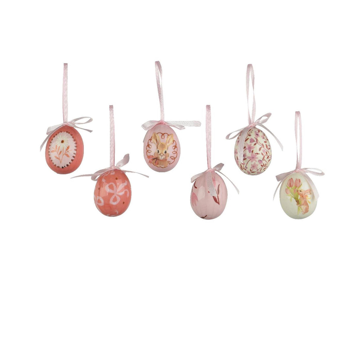 Decoris hanging decoration egg foam ø4xh6cm