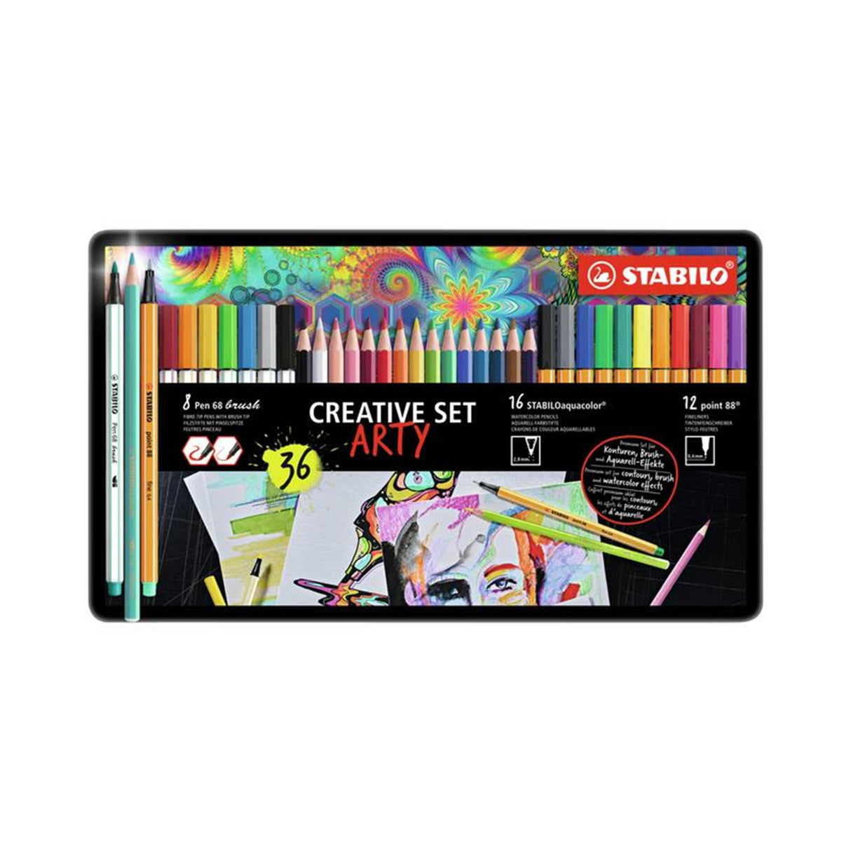 Stabilo arty creative set 36 colors