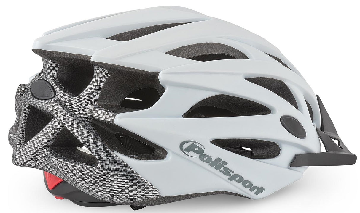 Polisport Twig bicycle helmet L 58-61cm white matt carbon