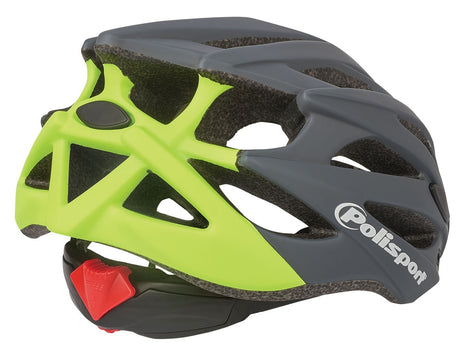 Polisport Twig fietshelm l 58-61cm grijs fluo geel