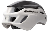 Polisport Helmet Aero Road Matt White Shine Black Yellow M 55-58cm