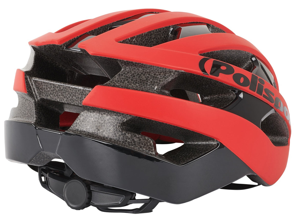 Polisport Light Pro Bicycle Casque M 52-58cm Matt Red Black