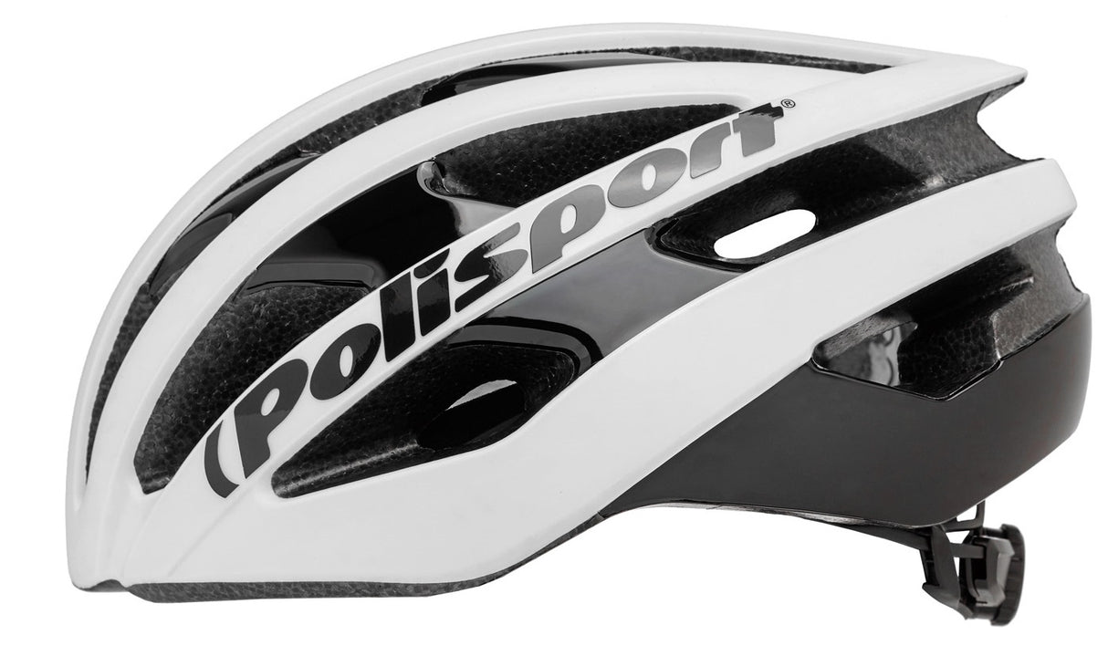 Polisport Light Pro Bicycle Helmet L 58-62cm Mat White Black