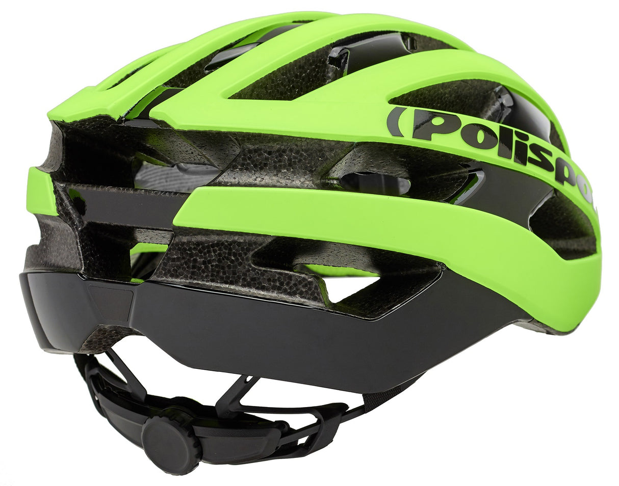 Polisport Light Pro Bicycle Helmet L 58-62cm Fluo Yellow Black