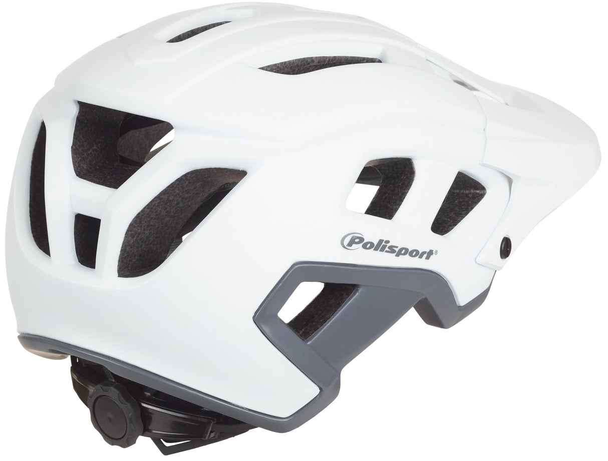 Polisport Mountain Pro Vëlo Helm l 58-61cm wäiss Grey