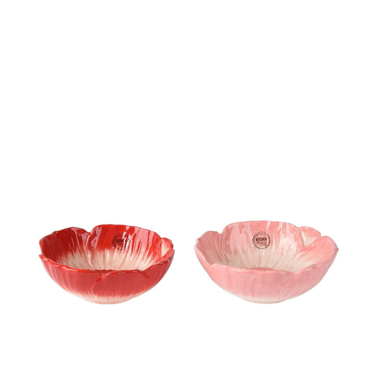 Decoris bowl flower dolomite ø16xh6cm