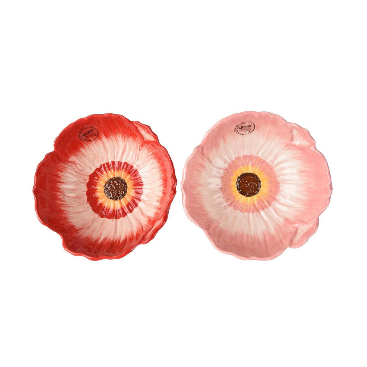 Decoris bowl flower dolomite ø16xh6cm