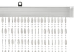 Cuirtín eitilt Wicotex charlotte 90x220cm bán 100% PVC