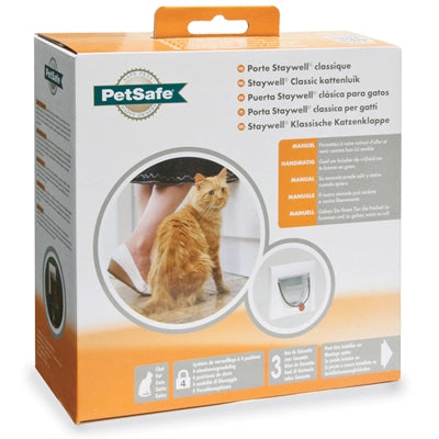 Petsafe Cat Flap con tunnel bianco