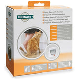 Petsafe cat flap with tunnel white