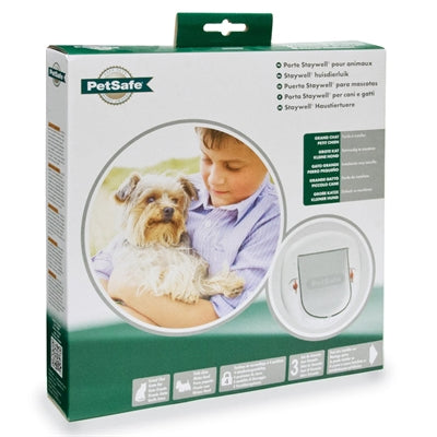 Petsafe cat flap big cat small dog 4 positions white