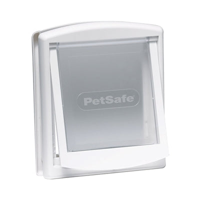 Petsafe Hondenluik large wit transparant