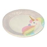Papstar plates unicorn cardboard ø23cm 10 pcs